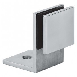 Wall Mount Square Edge Glass Clamp