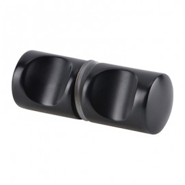 BLACK Brass Modern Style Cylindrical Double Pull Knob