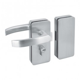 Glass to Wall Lever Lockset